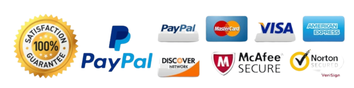 Secure And Safe Checkout Transparent Paypal Trust Badges